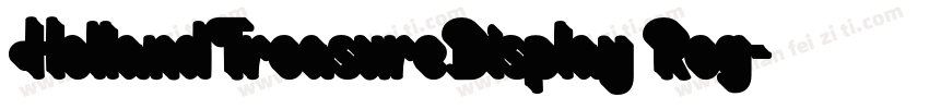 HollandTreasureDisplay Reg字体转换
